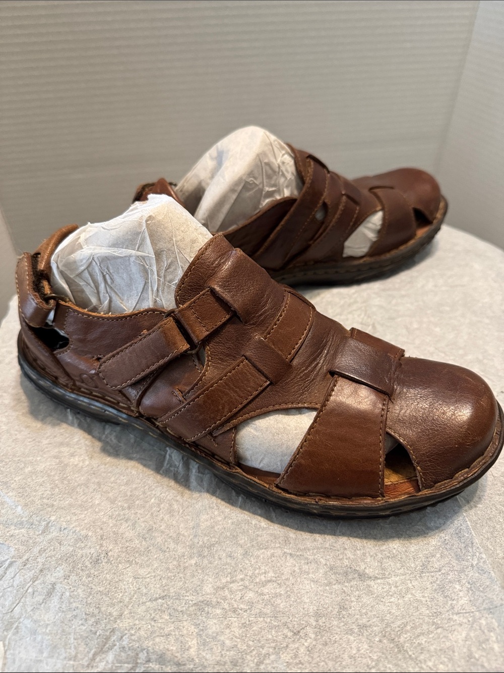Born Fisherman Sandals - Cognac